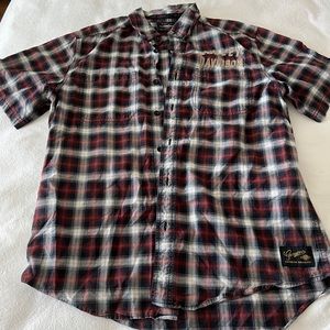 Harley Davidson Men Short Sleeve Shirts -  Large